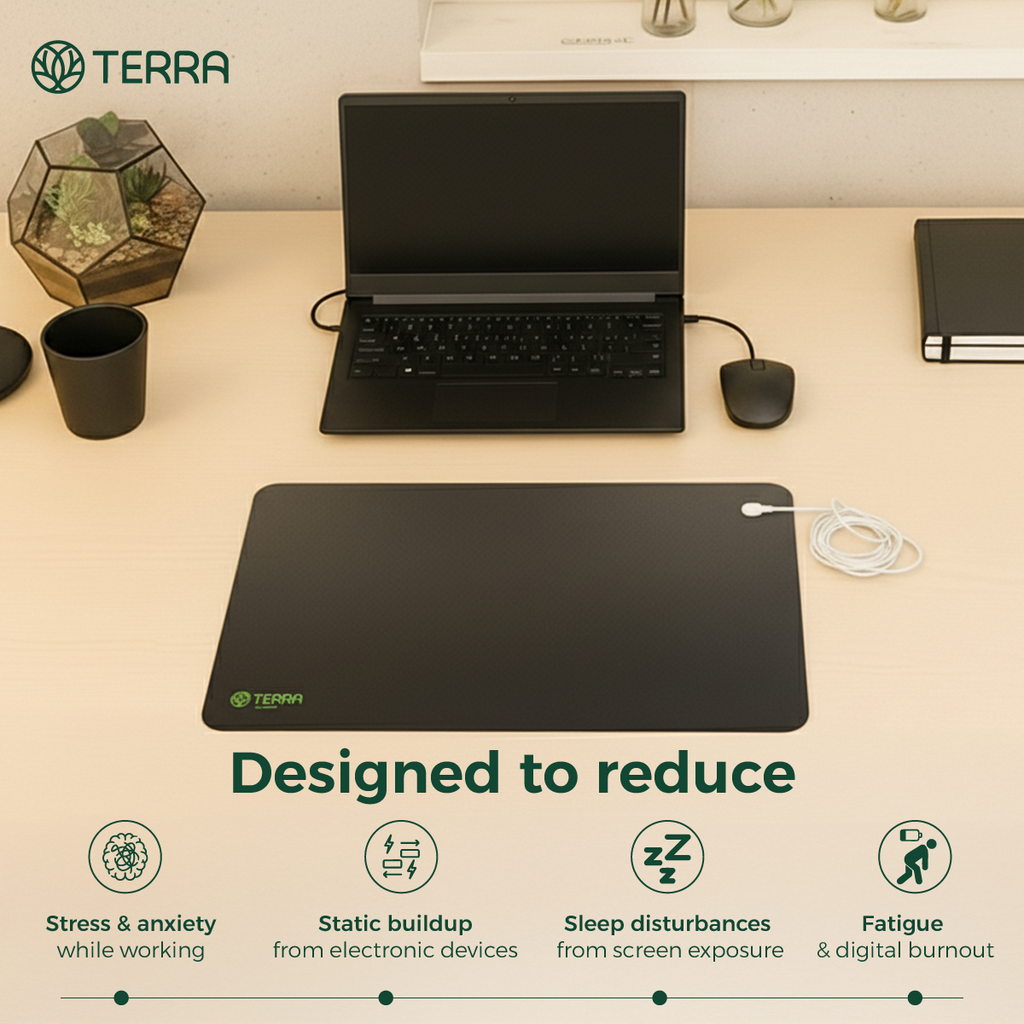 TERRA Premium Grounding Mat™ – Natural Sleep, Real Recovery.