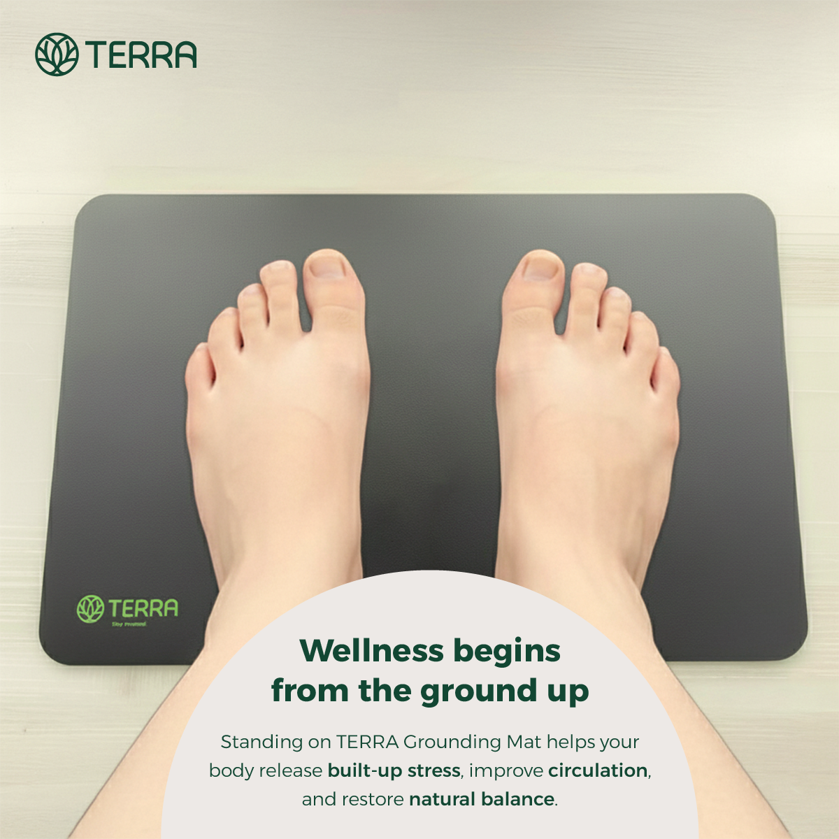 TERRA Premium Grounding Mat™ – Natural Sleep, Real Recovery.